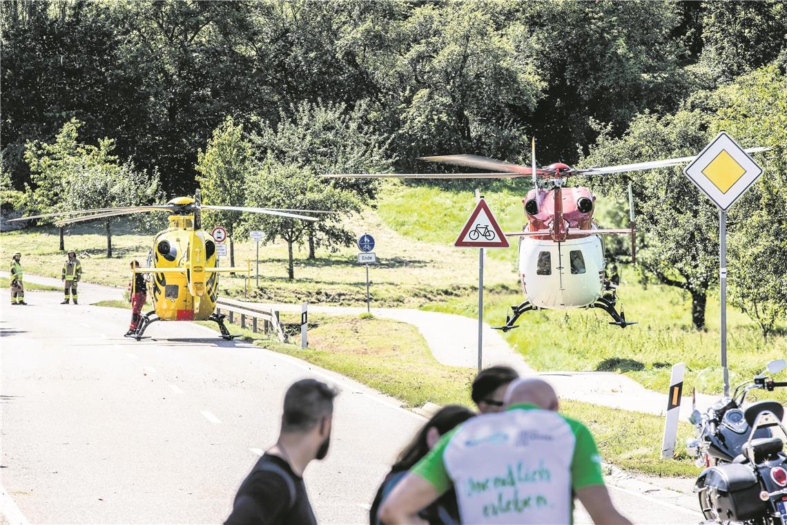 Zwei Biker
schwer verletzt