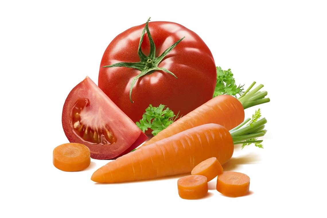 Karotte küsst Tomate Foto: kovaleva_ka - stock.adobe.com