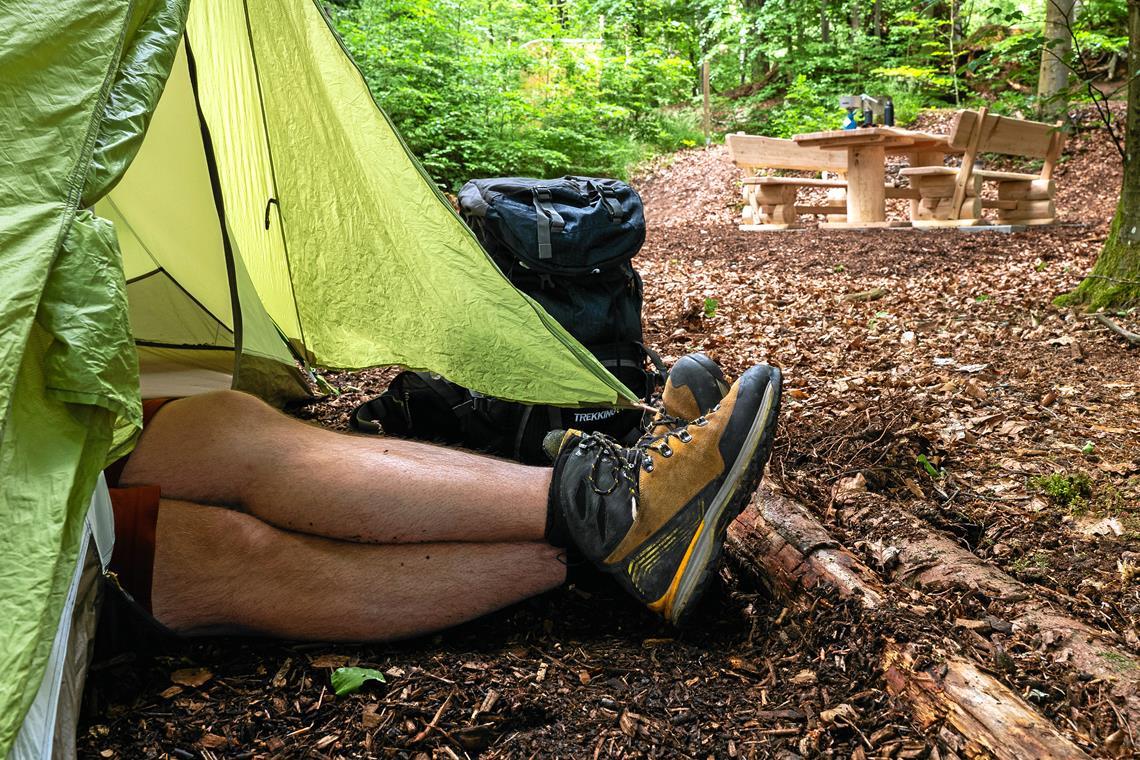 Trekking-Camps im Schwäbisch-Fränkischen Wald Foto: Naturpark Schwäbisch-Fränkischer Wald