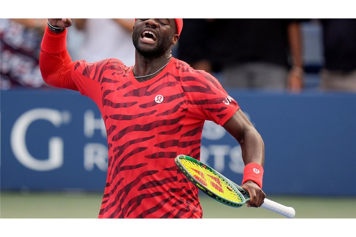 Mit 35 Jahren: Struff überrascht bei den US Open erneut Frances Tiafoe reißt oft das Publikum mit.