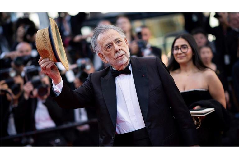 Francis Ford Coppola stellt seinen Film "Megalopolis" in Cannes vor.