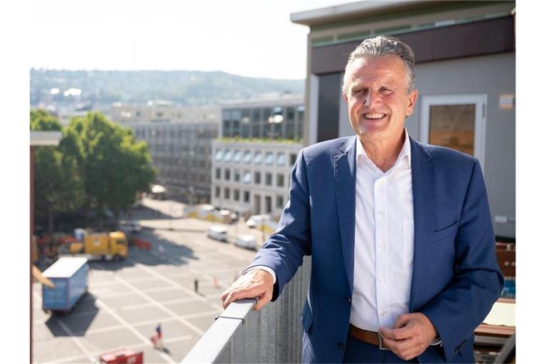 Frank Nopper (CDU), Kandidat der CDU zur Wahl des Oberbürgermeisters in Stuttgart. Foto: Sebastian Gollnow/dpa/Aktuell