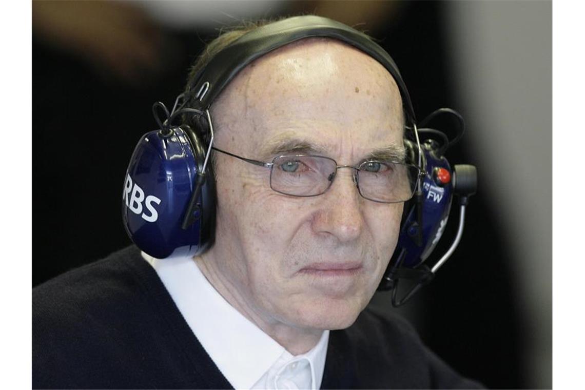 Legendärer Formel-1-Teamchef Frank Williams tot Frank Williams ist im Alter von 79 Jahren gestorben. Foto: Alberto Pellaschiar/AP/dpa