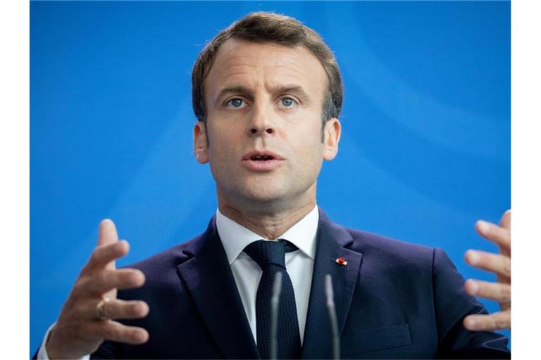 Frankreich hatte unter Staatschef Macron im Alleingang eine Digitalsteuer für international tätige Internet-Unternehmen wie Google, Amazon, Facebook und Apple eingeführt. Foto: Kay Nietfeld/dpa