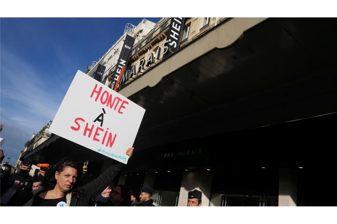 Frankreich verschärft den Ton gegenüber Shein. (Archivbild)