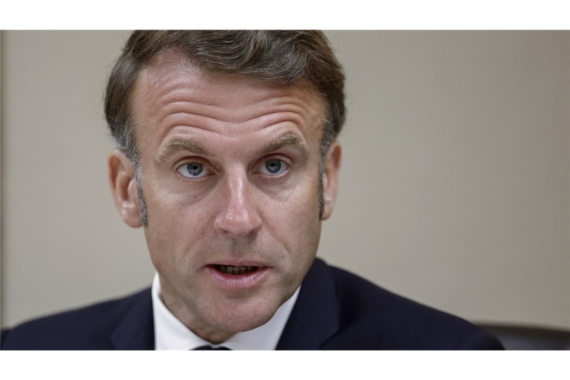 Frankreichs Präsident Emmanuel Macron (Archivbild).