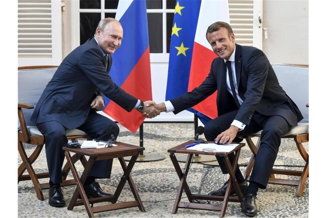 Macron macht bei Treffen mit Putin Druck in Ukraine-Krise