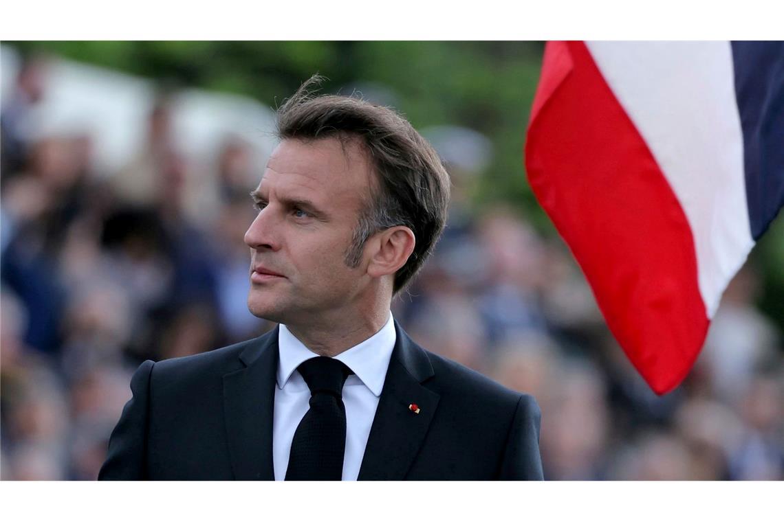 US-Vermittler weist Hamas-Antwort auf Waffenruheplan zurück Frankreichs Präsident Macron deutete an, dass sein Land einen palästinensischen Staat anerkennen könnte. (Archivbild)