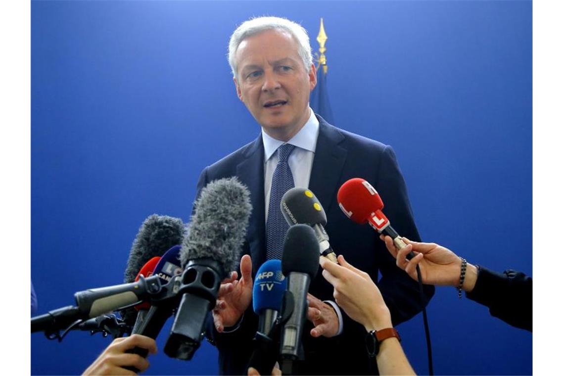 Frankreichss Wirtschafts- und Finanzminister Bruno Le Maire. Foto: Michel Euler/AP/dpa