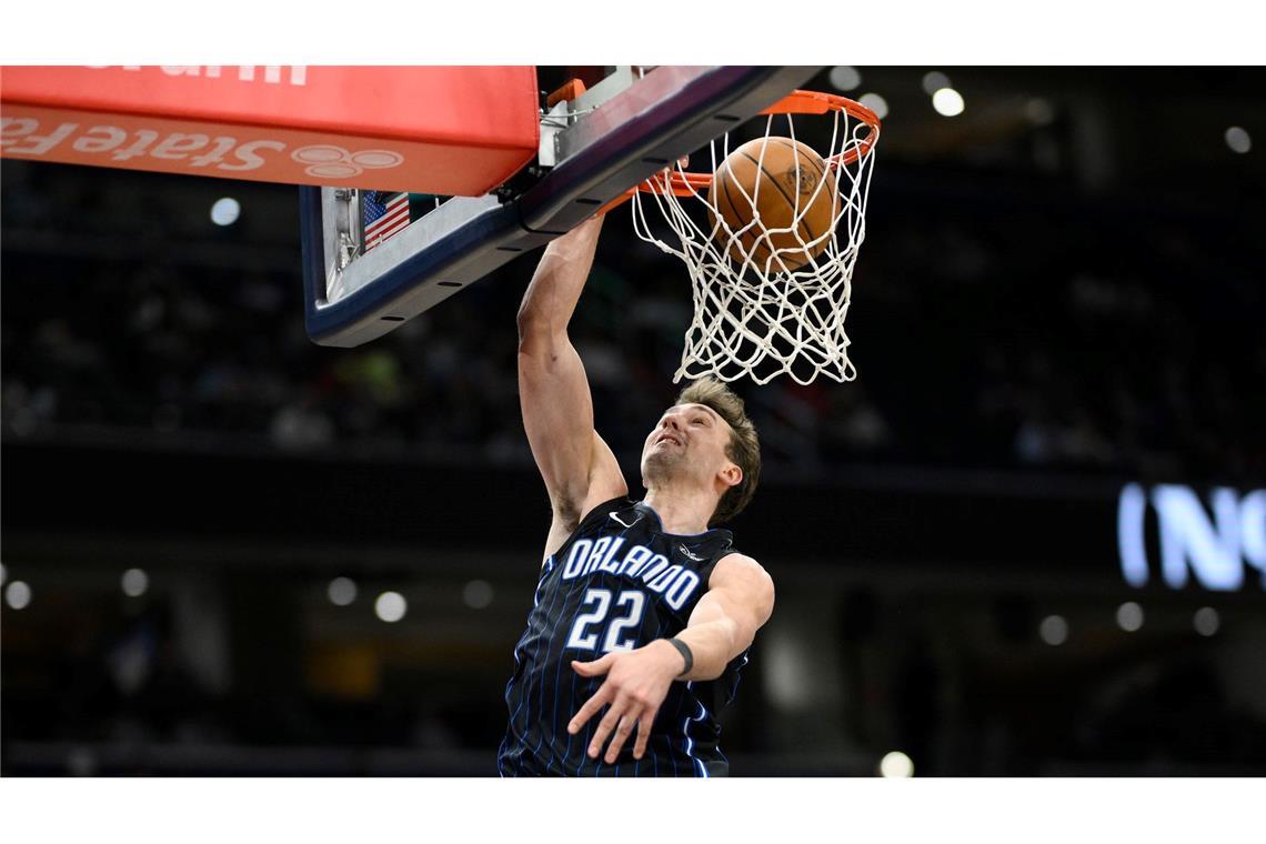 Basketball-Weltmeister Franz Wagner will an EM teilnehmen Franz Wagner will bei der EM für Deutschland dabei sein.