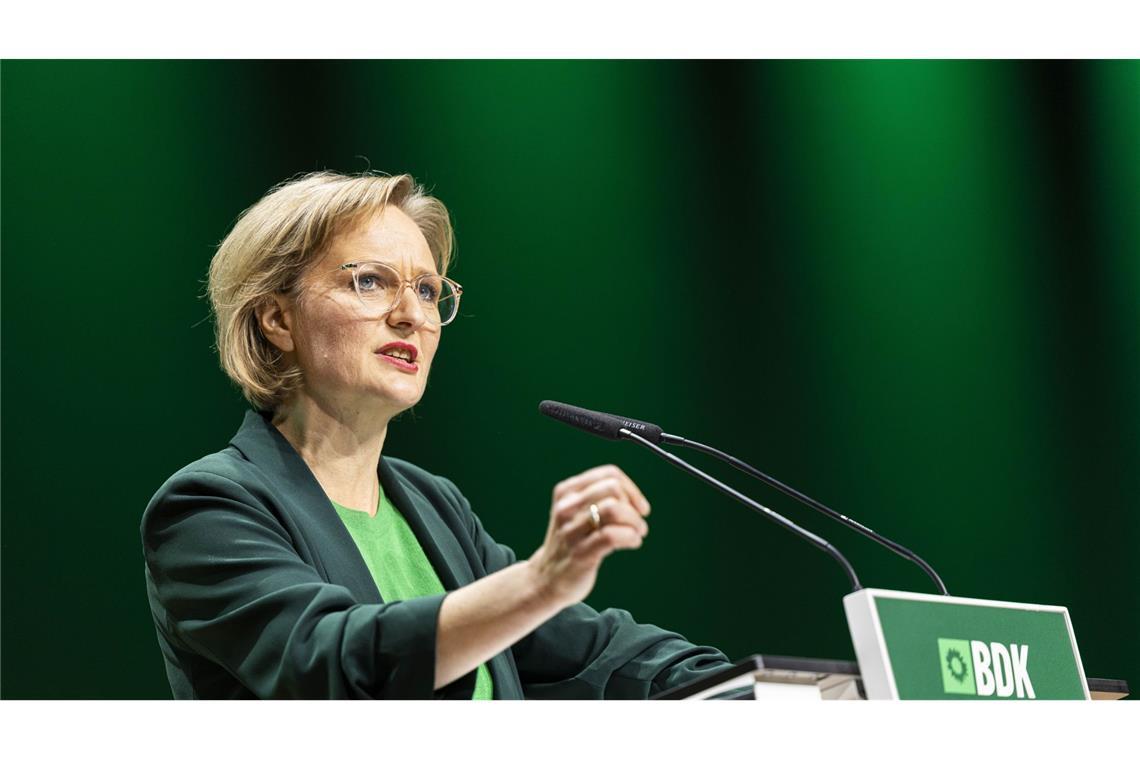 Franziska Brantner (Bündnis 90/Die Grünen), Bundesvorsitzende, spricht beim Bundesparteitag.