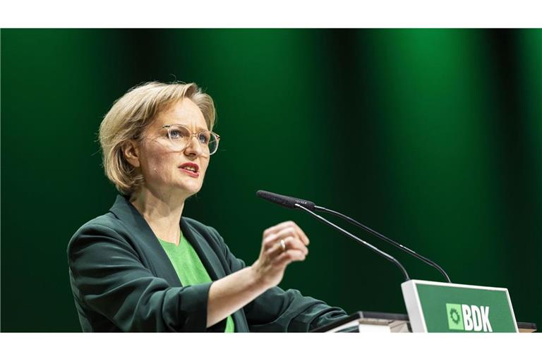 Franziska Brantner (Bündnis 90/Die Grünen), Bundesvorsitzende, spricht beim Bundesparteitag.