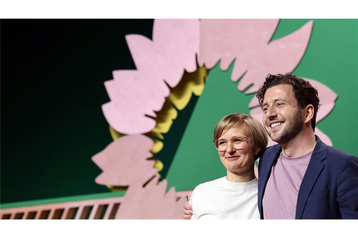 Dieses Duo soll es richten Franziska Brantner und Felix Banaszak sind die neuen Parteivorsitzenden der Grünen.