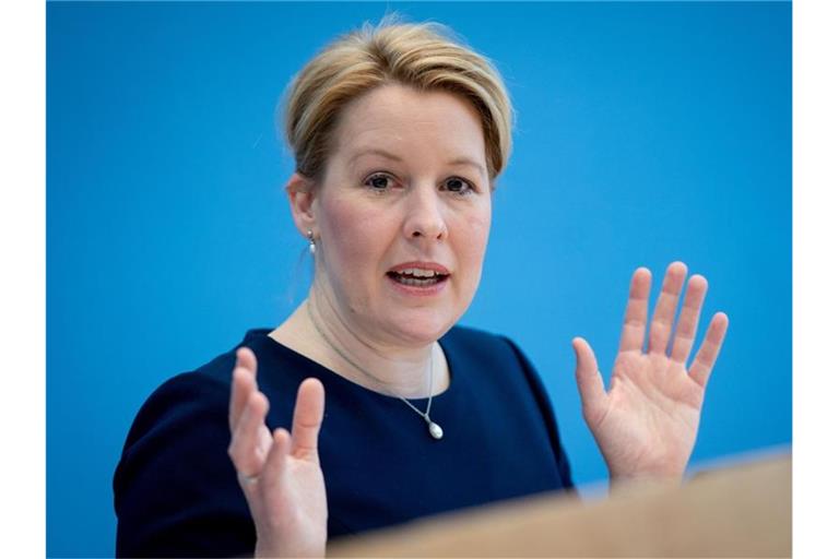 Franziska Giffey (SPD), ehemalige Bundesministerin für Familie, Senioren, Frauen und Jugend. Foto: Kay Nietfeld/dpa/Archivbild