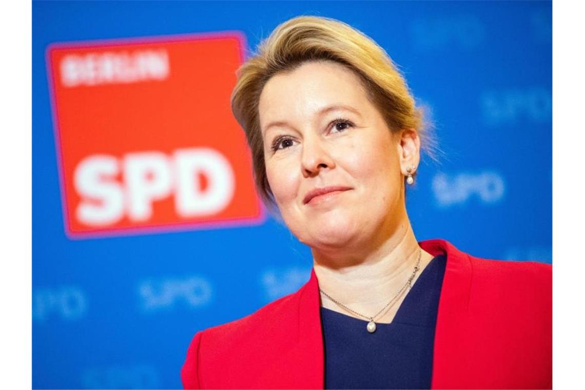 SPD-Landesvorstand nominiert Giffey als Spitzenkandidatin