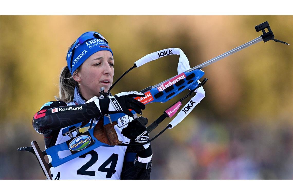 Franziska Preuß gilt als sichere Schützin. (Archivbild)