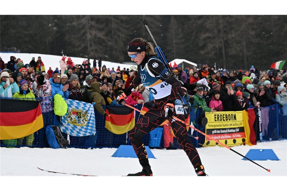Franziska Preuß verpasst die ersehnte Einzelmedaille.