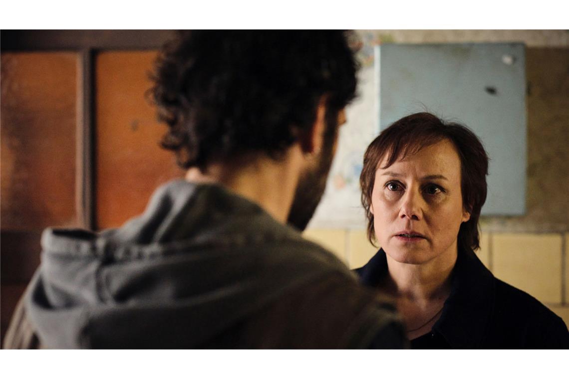 Franziska Tobler im Gespräch mit Reini.