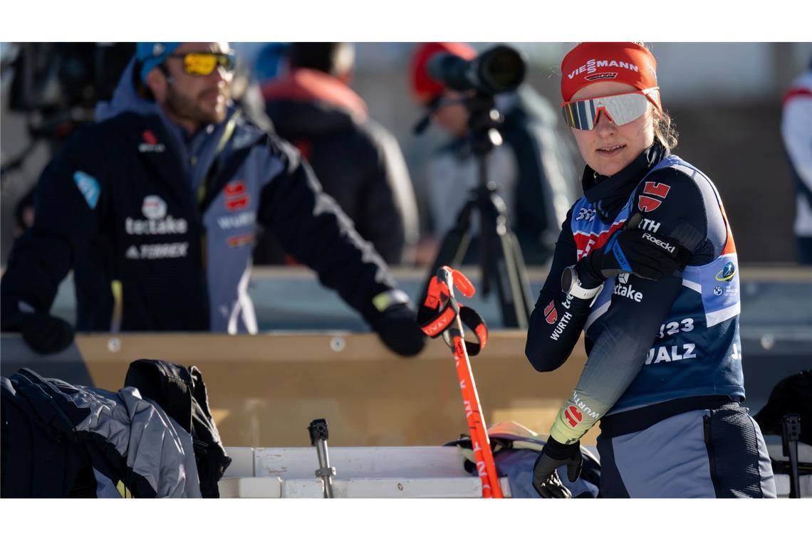 Frauen-Chefcoach Kristian Mehringer sieht Janina Hettich-Walz als Vorbild. (Archivbild)