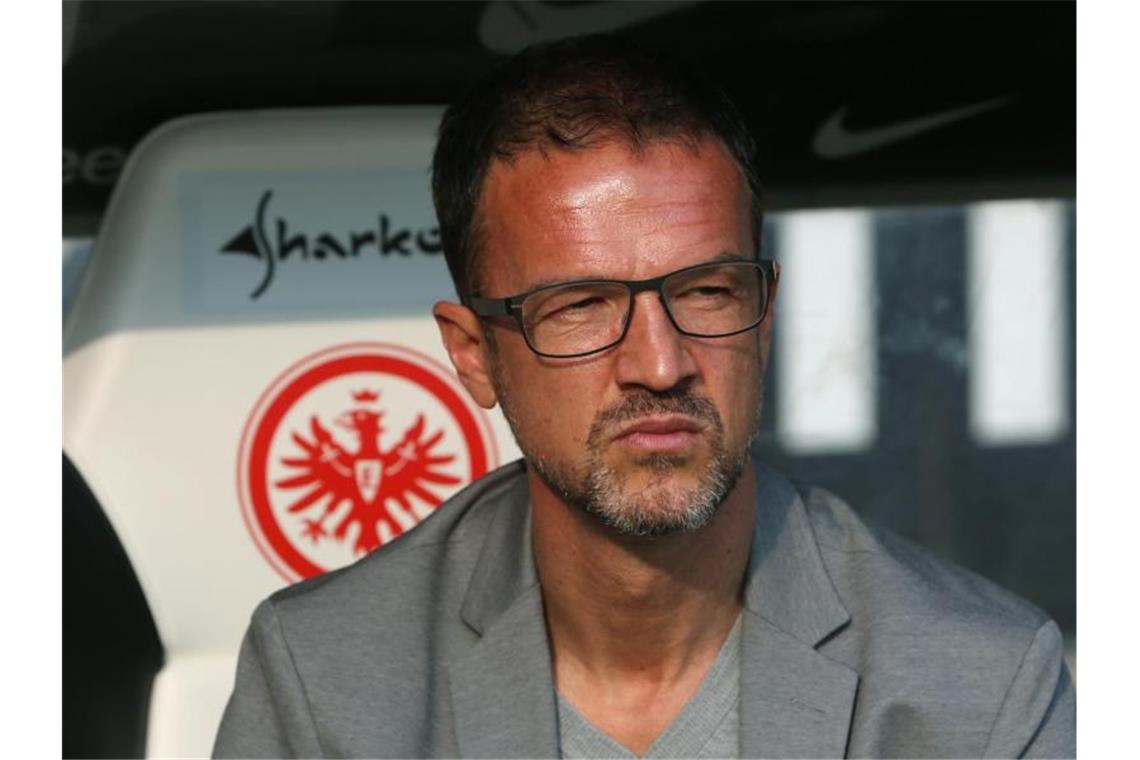 Baumeister des Eintracht-Aufschwungs: Bobic geht im Sommer Fredi Bobic wird Eintracht Frankfurt der ARD-„Sportschau“ zufolge im Sommer vorzeitig verlassen. Foto: Thomas Frey/dpa