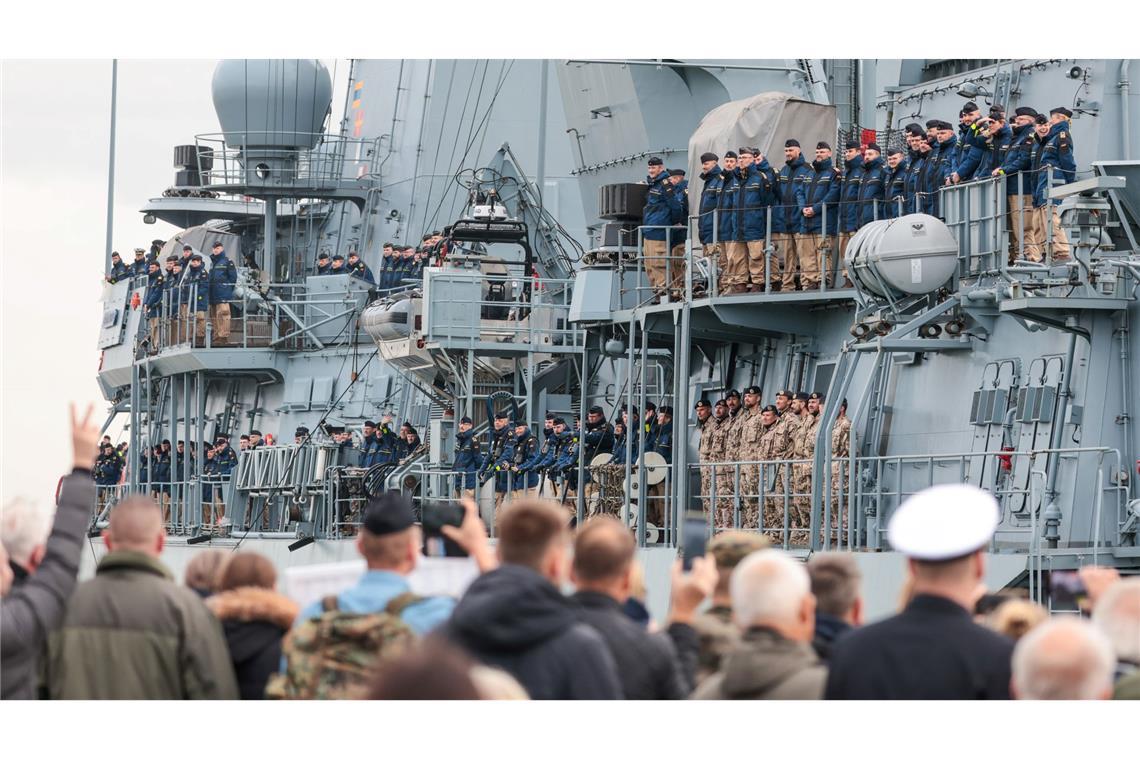 Fregatte "Brandenburg" kehrt von UNIFIL-Einsatz zurück