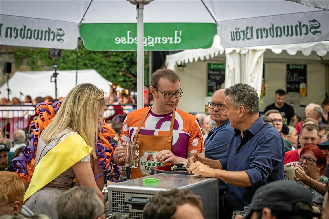 Freibier // 52. Backnanger Straßenfest, Eröffnungstag, Freitag