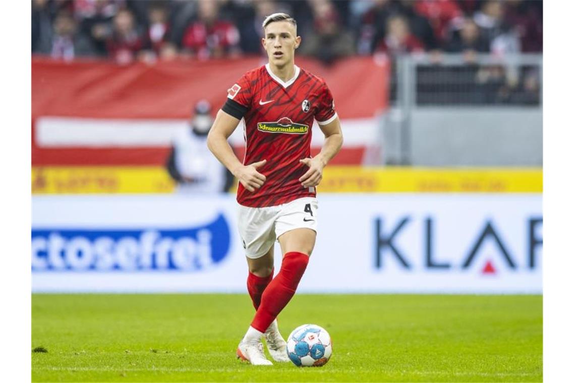 Freiburg vor Frankfurt-Spiel: Sorge um Schlotterbeck Freiburgs Nico Schlotterbeck. Foto: Tom Weller/dpa/Archivbild