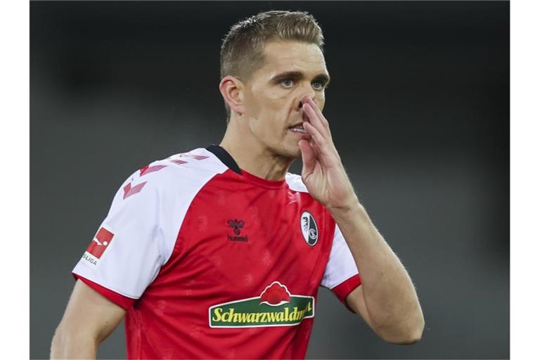 Freiburgs Nils Petersen. Foto: Tom Weller/dpa/Archivbild