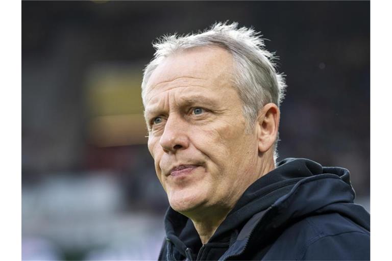 Freiburgs Trainer Christian Streich. Foto: David Inderlied/dpa/Archivbild