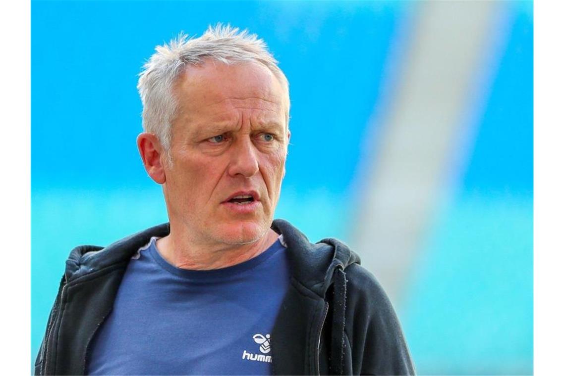 Ohne Anastacia: Freiburg mit Chance auf Europa in München Freiburgs Trainer Christian Streich. Foto: Jan Woitas/dpa-Zentralbild-Pool/dpa/Archivbild