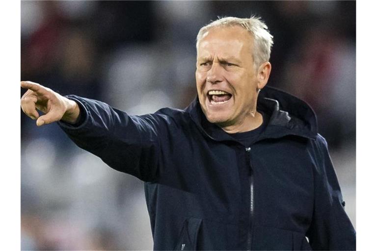 Freiburgs Trainer Christian Streich. Foto: Tom Weller/dpa/Archivbild