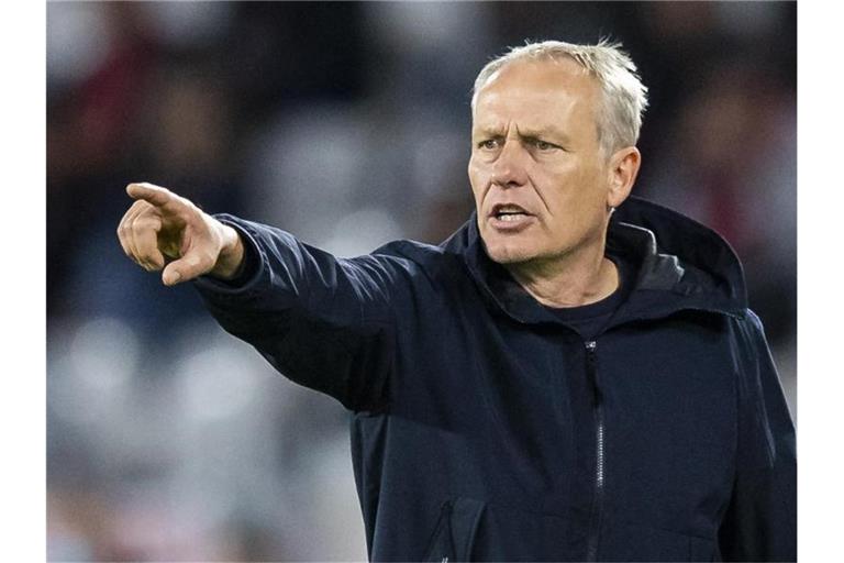 Freiburgs Trainer Christian Streich. Foto: Tom Weller/dpa/Archivbild