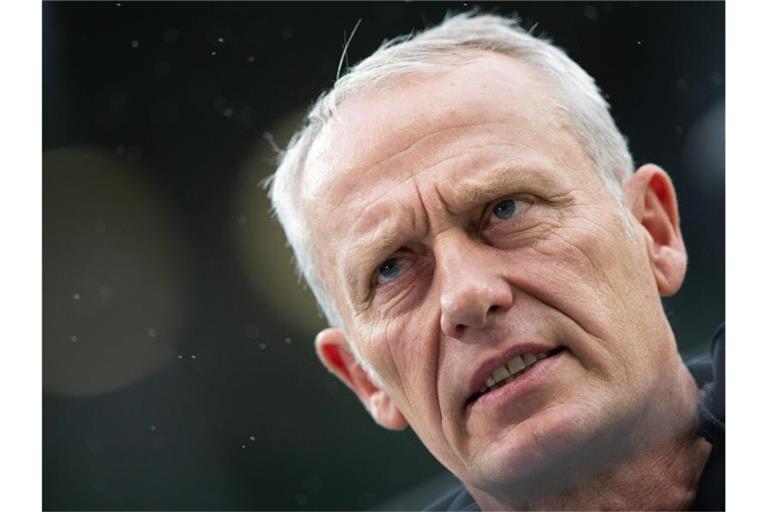 Freiburgs Trainer Christian Streich. Foto: Tom Weller/dpa