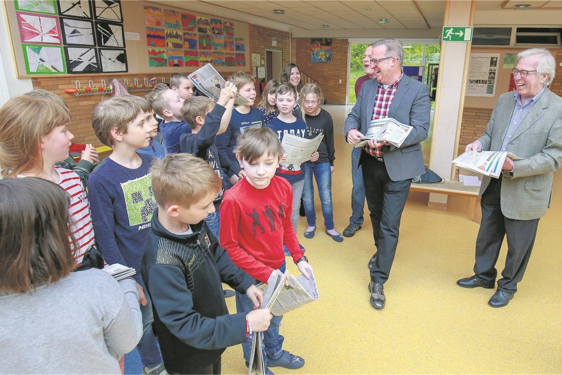 Grundschüler lesen jetzt eifrig Zeitung