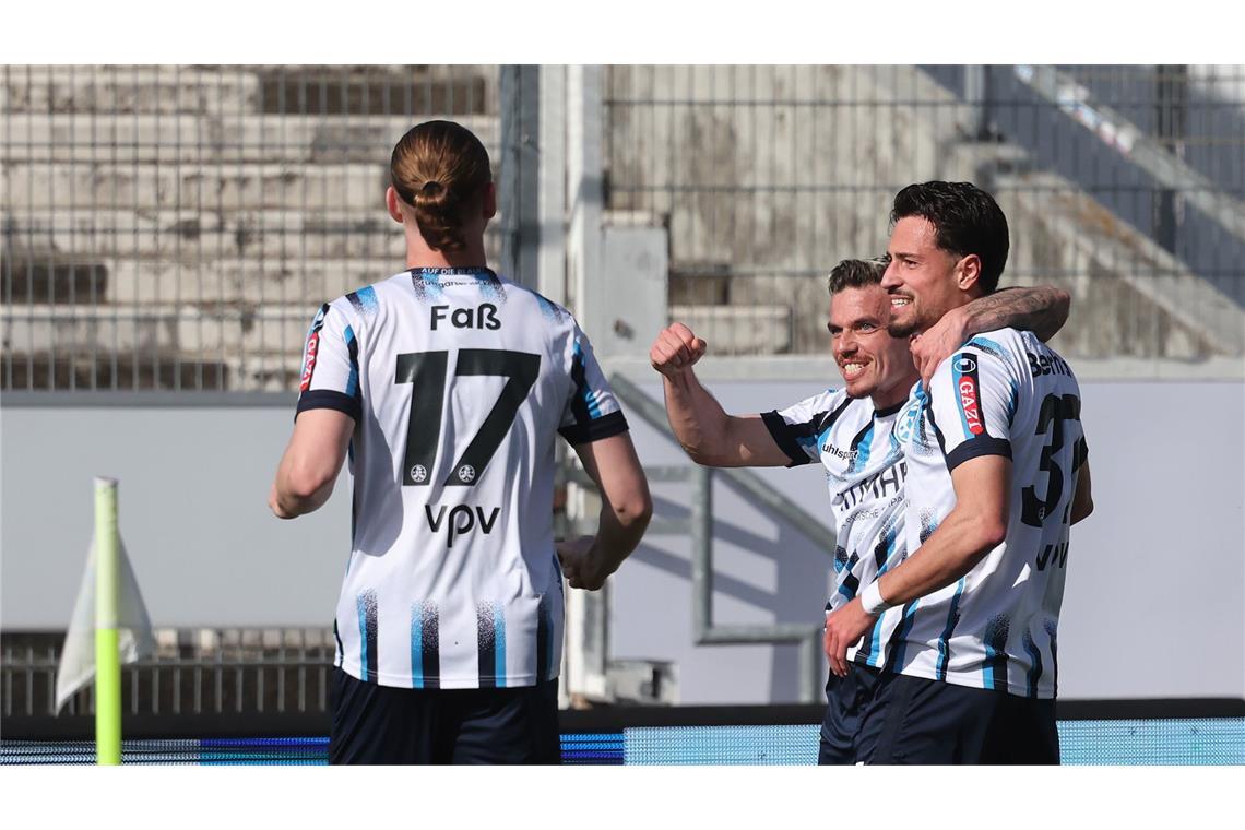 Freude über die 1:0-Führung.