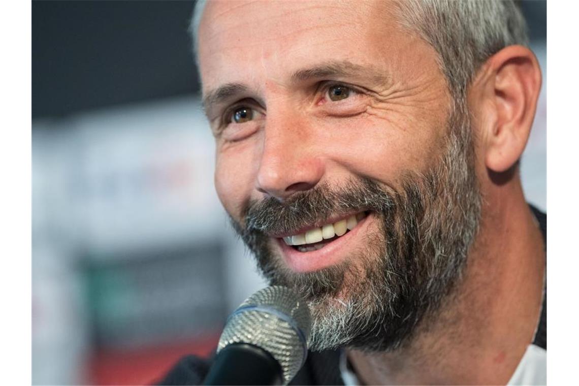 Freut sich auf den Europa-League-Start: Gladbach-Coach Marco Rose. Foto: Marius Becker