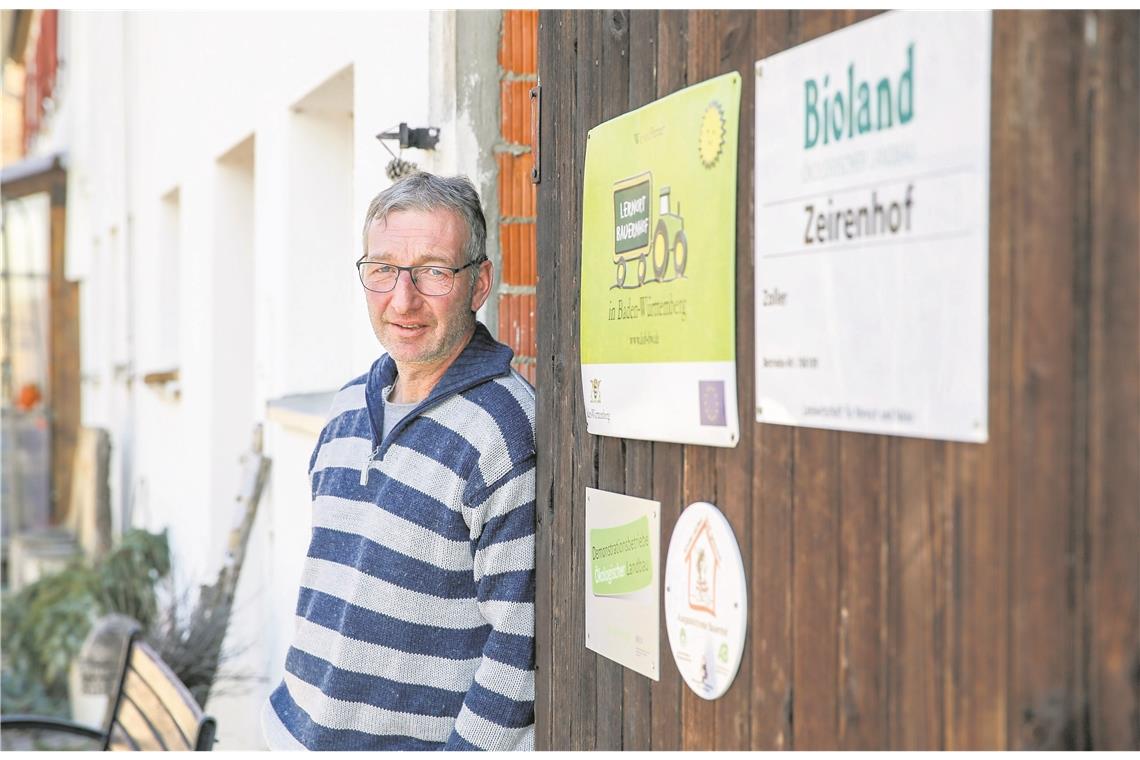 Friedemann Zoller baut in Alfdorf sieben Hektar Puy-Linsen an. Eine Sorte, die ursprünglich aus Frankreich kommt. Fotos: A. Becher