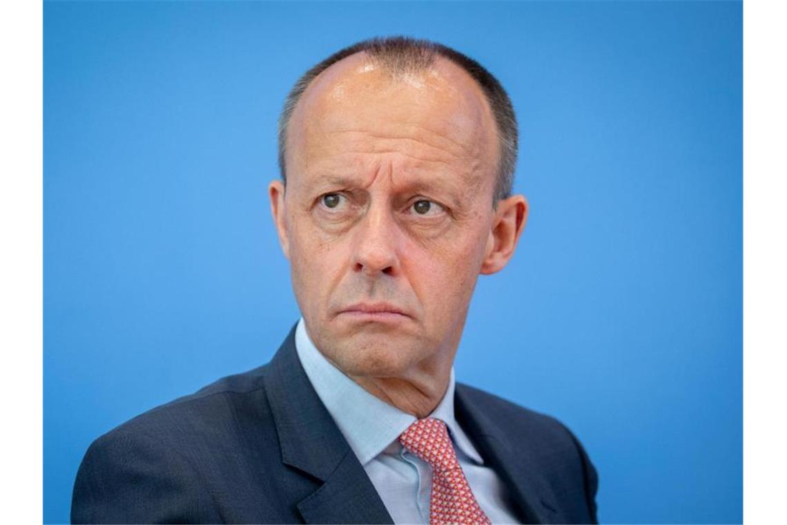 Merz vor Parteitag: „Es geht nicht um meine Person“ Friedrich Merz (CDU) bei einer Pressekonferenz. Foto: Kay Nietfeld/dpa/Archvbild