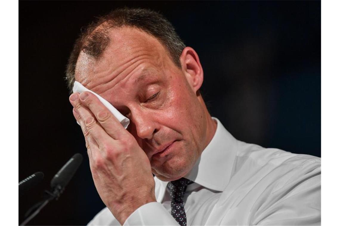 Friedrich Merz, ehemaliger Vorsitzender der CDU/CSU-Fraktion im Bundestag, hat sich mit dem neuartigen Coronavirus angesteckt. Foto: Martin Schutt/dpa-Zentralbild/dpa