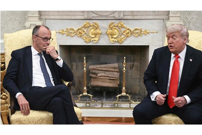 Friedrich Merz’ erster Besuch als Bundeskanzler im Weißen Haus bei Donald Trump.