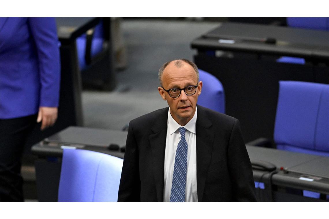 Merz im ersten Wahlgang gescheitert Friedrich Merz ist im ersten Wahlgang der Bundeskanzlerwahl gescheitert.