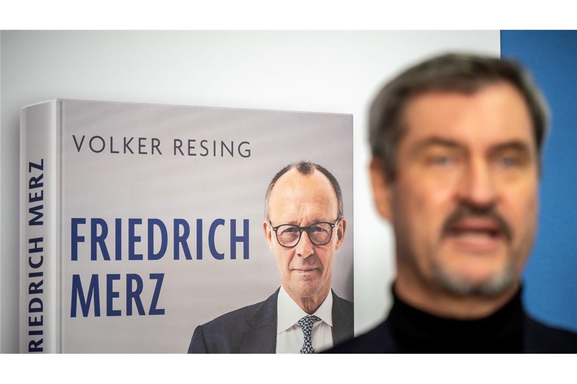 Söder: Sollten Richtungswechsel mehr in Mittelpunkt stellen "Friedrich Merz ist kantig, ja. Aber da weiß man, was man hat", so Markus Söder über den CDU-Chef.