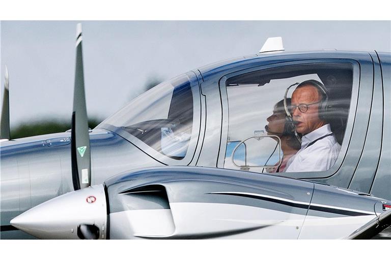 Friedrich Merz ist leidenschaftlicher Hobbypilot. (Archivbild)