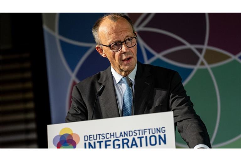 Friedrich Merz nahm an der Verleihung des TALISMAN-Preises für gesellschaftlichen Zusammenhalt der Deutschlandstiftung Integration teil.