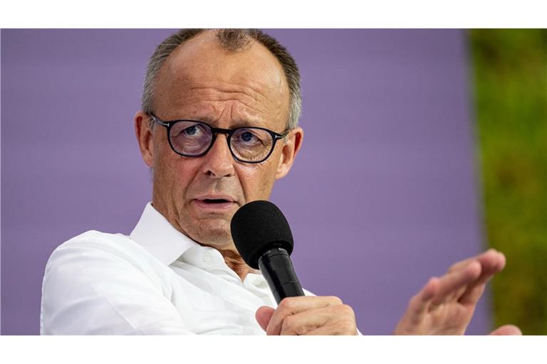 Friedrich Merz sagt, er sei unempfindlich gegenüber persönlichen Anwürfen.