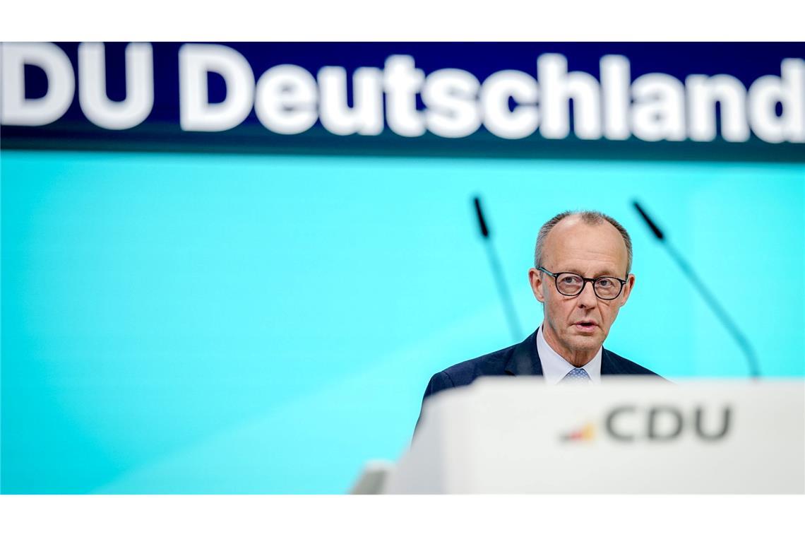 Friedrich Merz steht an diesem Freitag vor der ersten Wiederwahl als CDU-Vorsitzender in seiner Amtszeit als Kanzler.