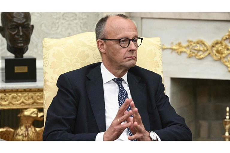 Friedrich Merz war am Donnerstags erstmals als Bundeskanzler im Oval Office zu Gast.