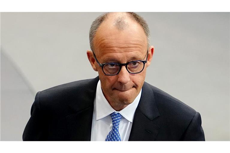 Friedrich Merz war die Ernüchterung anzusehen.