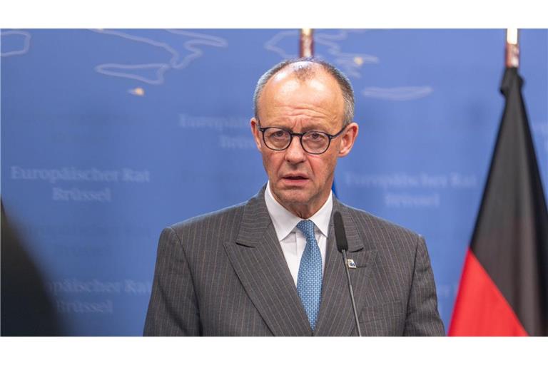 Friedrich Merz zeigte sich mit dem gefundenen Kompromiss zufrieden.