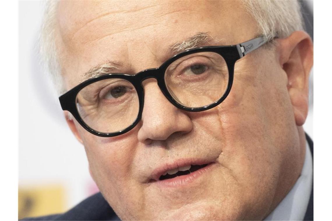 DFB-Präsident Keller: Zählen nicht zu Topfavoriten bei EM Fritz Keller nimmt Druck vom DFB-Team. Foto: Boris Roessler/dpa